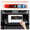 7 Inch Double Din Car Stereo-IPS Touch Screen Car Radio with Wireless Carplay Android Auto,Bluetooth,Mirror Link,EQ,SWC,FM Radio,USB/AUX, Car Audio Receivers with Camera view 4