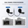 NEEWER 2m Wired Dual Lavalier Microphones with 4m Extension Cable, Mini Clip On Omnidirectional Condenser Lapel Lav Mic 3.5mm TRS for DSLR Mirrorless Camera Camcorder Interview Vlog, LM3 view 3