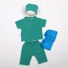 Baby Photo-Shooting Props Doctor Costume Photostudio Clothes Shirt & Hat Pants Newborn Photo Clothing Unisex Bodysuit view 2
