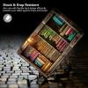 BFDHGQZC Colorful Bookshelf Case for 7" Kindle Paperwhite (12th Generation,2024)&Kindle Colorsoft Signature Edition 7"(2024/2025) 360 Degree Rotating Stand Protective Cover with Auto Sleep/Wake view 2