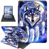 BFDHGQZC Dreamcatcher Wolf Case for 7" Kindle Paperwhite (12th Generation,2024)&Kindle Colorsoft Signature Edition 7"(2024/2025) 360 Degree Rotating Stand Protective Cover with Auto Sleep/Wake view 1