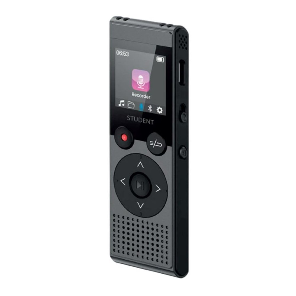 Samvix Student 128 Kosher Office Voice Recorder and MP3 Player with Sound Speaker Supports Automatically Noise Reduction (128GB, Gray and Black)