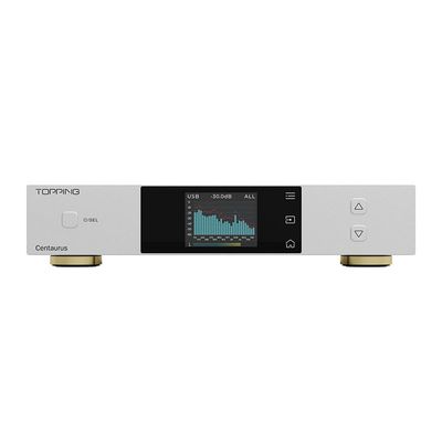LEAUDIO Topping Centaurus Decoder Fully Balanced R2R DAC Support LDAC DSD512 PCM768kHz Plug and Play (Silver)