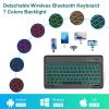 IVEOPPE KeyboardCase for iPad Air 13 (M2 2024/M3 2025) & iPad Pro 12.9 inch (3th/4th/5th/6th Generation), 7 ColorBacklit, WirelessDetachable BluetoothKeyboard with Auto Sleep/Wake Function, DeepGreen view 3