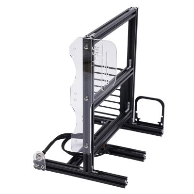 Dsmsseym - PC Frame Test Bench, ITX ATX MATX PC Motherboard Case Frame Open Air Case Water Cooling Fan Chassic (Black)