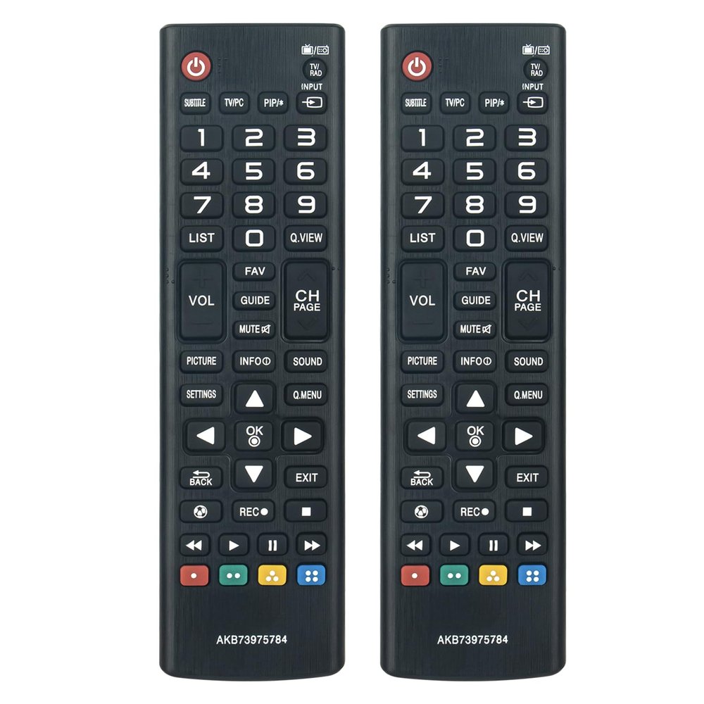 2 Pack AKB73975784 Replace Remote fit for LG LCD LED Smart TV AKB74475411 AKB74915349 AKB74915380 AKB74915389 32LF550B 42LF5500 49LF5400 49LF5500 55LF5500 32LF5600 42LF5600 50LF6000 55LF6000 60UF6700