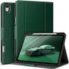 auaua Case for iPad Air 13 inch M4/M3/M2(2026/2025/2024), with Pencil Holder and Pocket, Multiple Viewing Angles, Magnetic Closure, Auto Sleep/Wake (Green) view 1