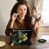 ACWDMKH Case for Samsung Galaxy Tab S9 FE 5G 10.9 Inch/Galaxy Tab S9 11 Inch 2023,360 Degree Rotating Swivel PU Leather Stand Slim Flip Folio Cover with Auto Wake/Sleep,Cute Mushroom Frog view 3