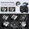 Godox iM30 Mini Camera Flash with Diffuser GN 15 7 Levels Flash Power CCT 6500K200K Mini Flash Speedlite 230 Full-Power Flashe for Canon Sony zv1 zve10 Ricoh gr3 Nikon Fuji Olympus Camera view 3