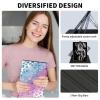 ACWDMKH Case for Samsung Galaxy Tab S9 FE 5G 10.9 Inch/Galaxy Tab S9 11 Inch 2023,360 Degree Rotating Swivel PU Leather Stand Slim Flip Folio Cover with Auto Wake/Sleep,Pink Blue Glitter view 4