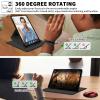ACWDMKH Case for Samsung Galaxy Tab S9 FE 5G 10.9 Inch/Galaxy Tab S9 11 Inch 2023,360 Degree Rotating Swivel PU Leather Stand Slim Flip Folio Cover with Auto Wake/Sleep,Dinosaur Sunset view 2