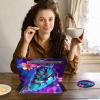 ACWDMKH Case for Samsung Galaxy Tab S9 FE 5G 10.9 Inch/Galaxy Tab S9 11 Inch 2023,360 Degree Rotating Swivel PU Leather Stand Slim Flip Folio Cover with Auto Wake/Sleep,Glitter Sea Turtle view 3