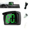 Anyhut 1 PC Speedometer HUD for Cars Trucks Motorcycles USB Plug & Play Digital MPH Speed Meter Head Up Display with Shading Plate Car Charger Adapter view 1
