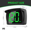 Anyhut 1 PC Speedometer HUD for Cars Trucks Motorcycles USB Plug & Play Digital MPH Speed Meter Head Up Display with Shading Plate Car Charger Adapter view 2