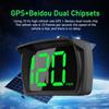 Anyhut 1 PC Speedometer HUD for Cars Trucks Motorcycles USB Plug & Play Digital MPH Speed Meter Head Up Display with Shading Plate Car Charger Adapter view 3