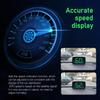 Anyhut 1 PC Speedometer HUD for Cars Trucks Motorcycles USB Plug & Play Digital MPH Speed Meter Head Up Display with Shading Plate Car Charger Adapter view 4