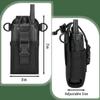4 Pack Radio Holster and Radio Strap, Radio Holder, Multi Tactical Radio Pouch for Kenwood Motorola Baofeng Two Way Walkie Talkies view 2