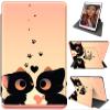 Case for 6.8" Kindle Paperwhite 11th Generation 2021 & Kindle Paperwhite Signature Edition with 360Rotating Stand, Lightweight Shockproof PU Leather Cover with Auto Wake/Sleep, Black Cat Love view 1