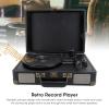 Record Player, Vinyl Music ON Vinyl Turntable with 2 Built-in Speakers, 3-Speed Portable Vinyl LP P e view 3