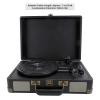 Record Player, Vinyl Music ON Vinyl Turntable with 2 Built-in Speakers, 3-Speed Portable Vinyl LP P e view 4