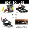 VHS-C Cassette Adapter Compatible with VHS-C SVHS Camcorders Motorized VHS Cassette Converter Not Compatible with 8mm / MiniDV / Hi8 with 4 Pcs Lens Clean Cloth view 3