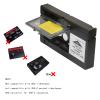 VHS-C Cassette Adapter Compatible with VHS-C SVHS Camcorders Motorized VHS Cassette Converter Not Compatible with 8mm / MiniDV / Hi8 with 4 Pcs Lens Clean Cloth view 4