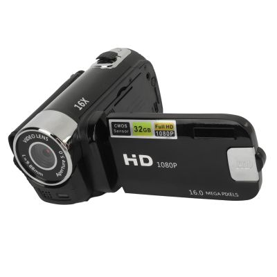 16MP Digital Camera, 1080P Video Recorder, Video Camera with Fill Light, 2.4inch Rotating Screen, 16X Zoom, Supporting External Mic, for Baby Growth Record,Travel,Wedding,Campus