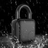 Fingerprint Smart Padlock Lock,New Smart Fingerprint Padlock Anti-Theft Waterproof Safety Dormitory Door Electronic Lock and Biometric Metal Keyless Thumbprint Lock,for Gym Locker, School Locker view 2