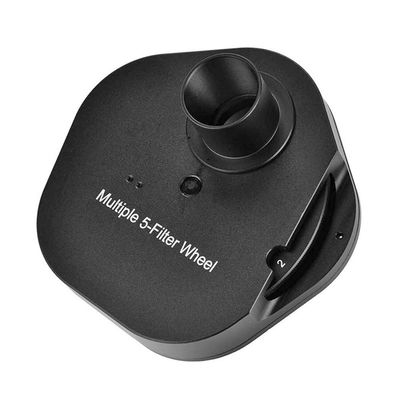 1.25 Inch/2 Inch Multiple Eyepiece Filter Wheel Full Metal for Astronomical Telescope Observations with Locking Ring(1.25 Inch 5-Position)