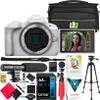 Canon EOS R50 Mirrorless APS-C Interchangeable Lens Camera (Renewed) | Official Canon USA Partner Model | Body White 5812C002 Bundle with Deco Gear Photography Bag + Microphone + Tripod + Software view 1