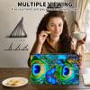 ACWDMKH for iPad Pro 13 Inch Case 2024 M4,PU Leather Slim Folio Adjustable Stand Smart Cute Cover with Auto Wake/Sleep Case for iPad Pro 13 Inch 2024,Peacock Feathers view 3