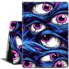 ACWDMKH for iPad Pro 13 Inch Case 2024 M4,PU Leather Slim Folio Adjustable Stand Smart Cute Cover with Auto Wake/Sleep Case for iPad Pro 13 Inch 2024,Funny Blue Eye view 1