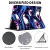ACWDMKH for iPad Pro 13 Inch Case 2024 M4,PU Leather Slim Folio Adjustable Stand Smart Cute Cover with Auto Wake/Sleep Case for iPad Pro 13 Inch 2024,Funny Blue Eye view 2