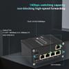 Throncom Industrial Unmanaged Ethernet Fiber 5 Ports Switch, 5-Port 10/100/1000Mbps RJ45 and 2-Port 100/1000X SFP Gigabit Ethernet Switch Din Rail Network Switch view 2