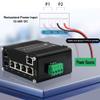 Throncom Industrial Unmanaged Ethernet Fiber 5 Ports Switch, 5-Port 10/100/1000Mbps RJ45 and 2-Port 100/1000X SFP Gigabit Ethernet Switch Din Rail Network Switch view 4