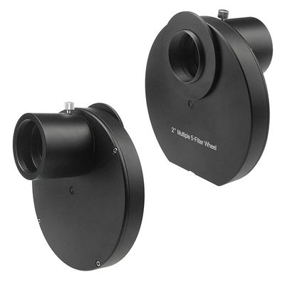 1.25 Inch/2 Inch Multiple Eyepiece Filter Wheel Full Metal for Astronomical Telescope Observations with Locking Ring(2 Inch 5-Position)