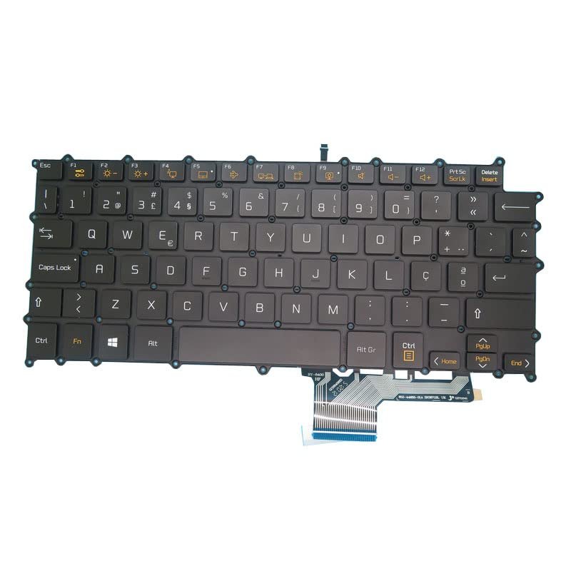 Laptop Backlit Keyboard for LG 13Z980 13Z980-B 13Z980-G 13Z980-M 13Z980-T 13ZD980 13ZD980-G 13ZD980-M 13ZD980-T LG13Z98 Portugal PO Black Without Frame New