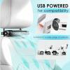 Car Seat Cooling Fan,Portable USB Car Headrest Fan USB Bladeless Angle 3 Speeds Adjustable Quiet Car Headrest Fan USB Car Cooling Fans for Outdoor Travel (Beige) view 2