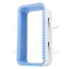 18 Slots Game Disk Vertical Stand Tower for PS with Minimalist Design, Attractive Decor. Quick Assembly, Strong and Material, suitable for (White Blue) view 1