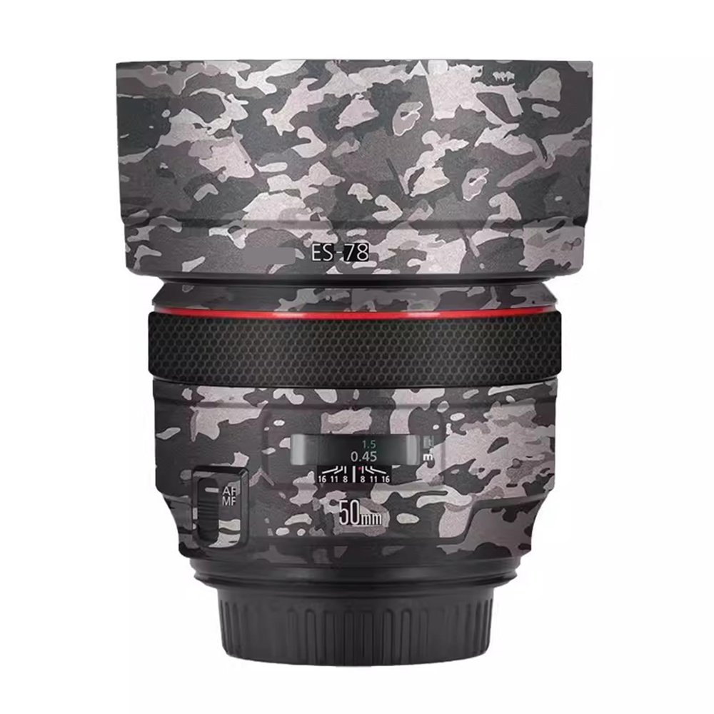 Camera Skin Wrap Lens Skins Protector Anti-Scratch Coat Wrap Cover Sticker for Canon EF 50mm F 1.2L USM 50 1.2(Field Camouflage)