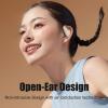 Open Ear Earbuds Open Ear Headphones Over The Ear Earbuds Wireless Bluetooth 5.4 Sports With 48H Playtime Ipx5 Waterproof Wireless Earbuds Lightweight Design Fit Cycling Running Workout black view 2