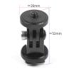 360 Rotatable Cold Shoe 1/4 Screw Base Fixed Adapter Mounting Bracket for Camera view 2