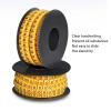 10Pcs Cable Identification Wire PVC Oil Proof Clear Markings, Non Slip 0 to 9 Number Tube for Electronics Computers (6m) view 3