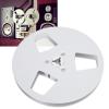 1/4 Inch Empty Tape Reel, 3 Holes 5 Inch Universal Open Reel Sound Tape Empty Reel, Low Noise Aluminum Alloy Empty Take Up Reel to Reel Small Hub for NAGRA, for Studer view 4