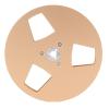 1/4 Inch Empty Tape Reel, 3 Holes 5 Inch Universal Open Reel Sound Tape Empty Reel, Low Noise Aluminum Alloy Empty Take Up Reel to Reel Small Hub for NAGRA, for Studer (Gold) view 1