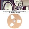 1/4 Inch Empty Tape Reel, 3 Holes 5 Inch Universal Open Reel Sound Tape Empty Reel, Low Noise Aluminum Alloy Empty Take Up Reel to Reel Small Hub for NAGRA, for Studer (Gold) view 3