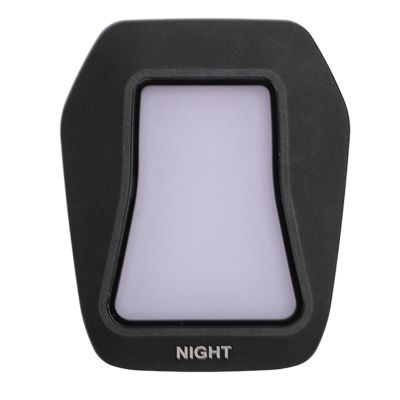 Light Pollution Reduction, Night Lens Filter for AIR3S HD Coated Straight Snap On Reduce Exposure Drone Camera Lens Filter, with Aluminum Alloy + Optical Glass