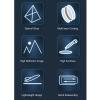 Light Pollution Reduction, Night Lens Filter for AIR3S HD Coated Straight Snap On Reduce Exposure Drone Camera Lens Filter, with Aluminum Alloy + Optical Glass view 2