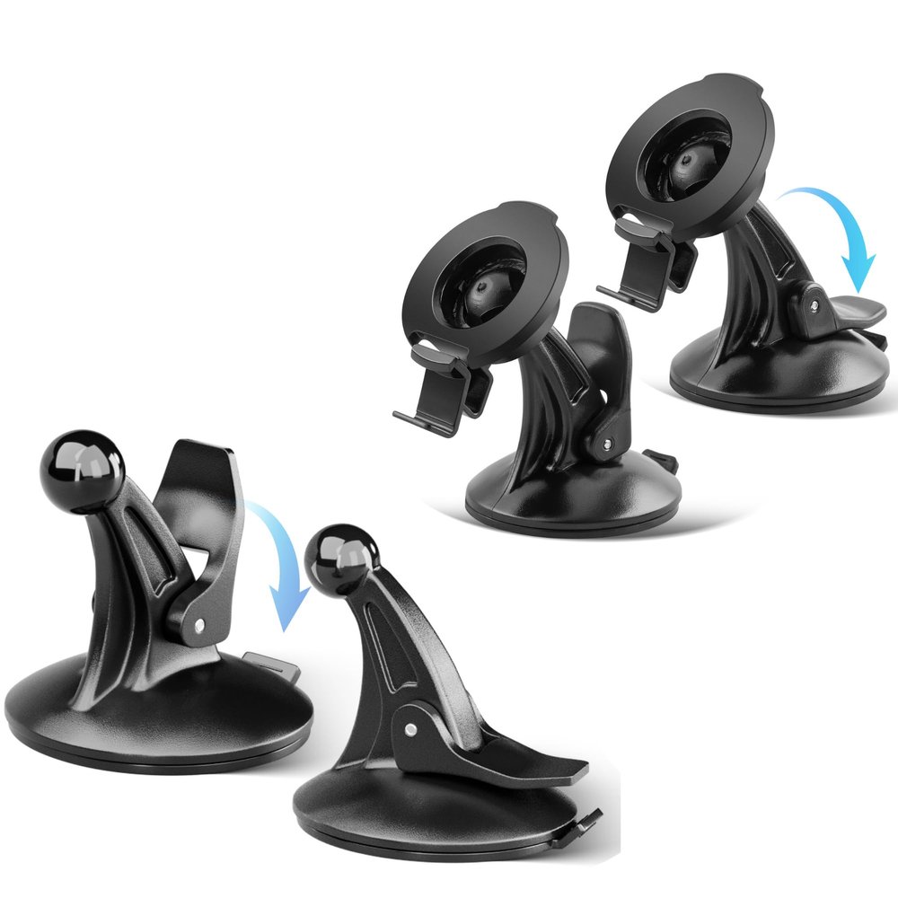 EWAY for Garmin Nuvi Drive Drivesmart Car Suction Cup Holder Bracket Cradle Clip Mount or Garmin GPS 40 42 52 55 60 61 67 68 2457 2497 2539 2557 2558 2577 2597 LT LMT