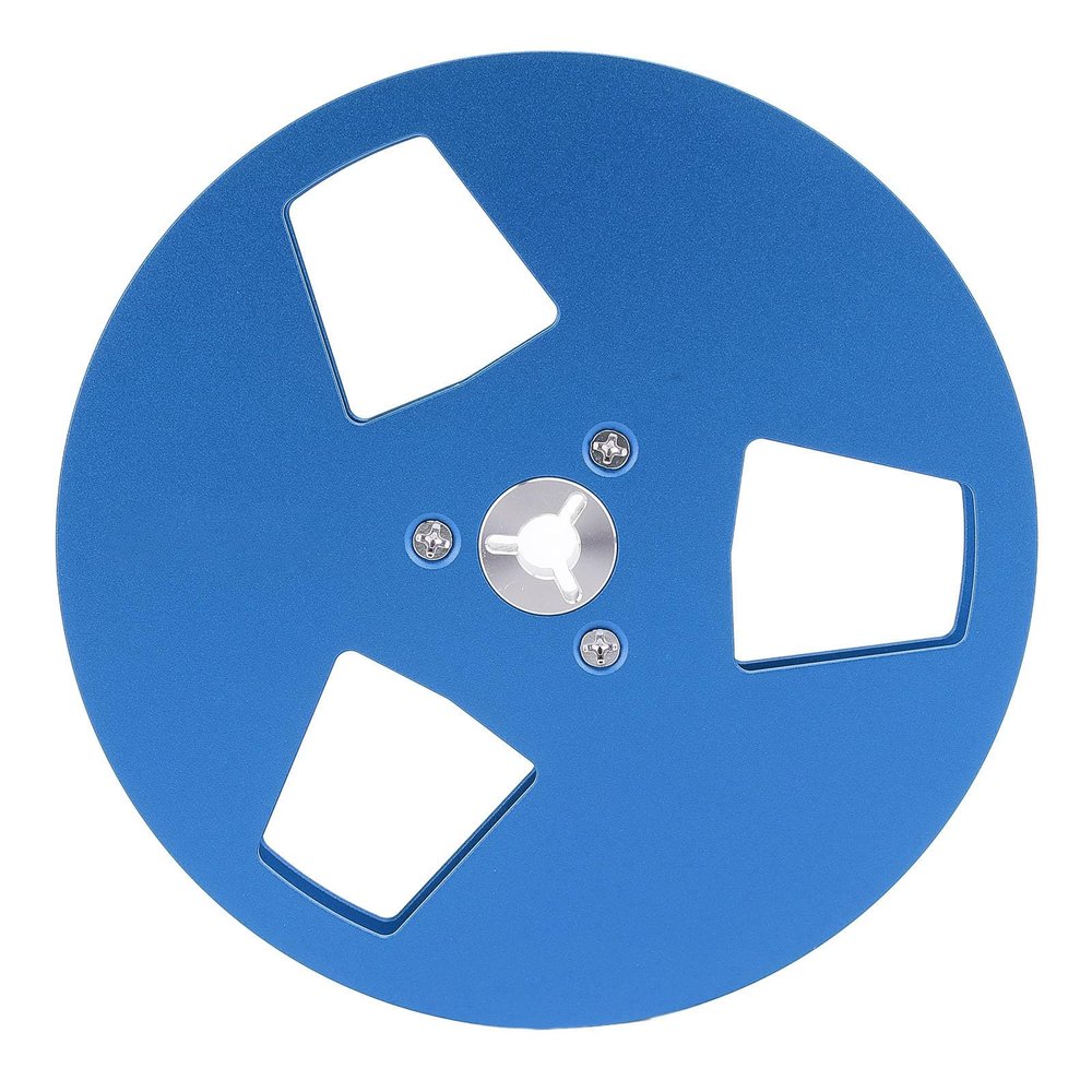 5 Inch Empty Tape Reel for Studer ReVox Reel to Reel Recorder 1/4 Inch Tape, 3 Holes Aluminum Alloy Open Reel Sound Tape Empty Reel, Tape Takeup Reel to Reel for Nab Long Play